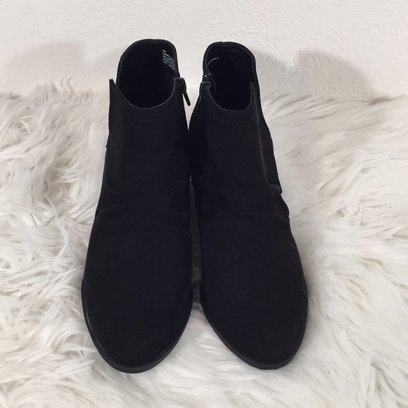 Lane Bryant Faux Suede Scrunch Ankle Boot Booties Size 8W NEW - Picture 2 of 6